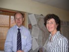John C Algar with Maureen Johnston (from New Zealand)
Photo c. Patricia Powditch 2004